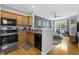 Cozy kitchen with appliances and a view to the living room at 1154 Village Se Ct, Atlanta, GA 30316