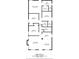 Detailed floor plan of the house, featuring measurements for the living room, kitchen, and bedrooms at 556 Paines Nw Ave, Atlanta, GA 30318