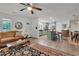 Open concept living area with a kitchen, dining room and living room combination at 111 Marona Street Ne Ne St, Atlanta, GA 30307
