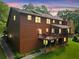 Back of home with outdoor deck and private backyard during sunset at 3436 Laurelwood Ne Ct, Roswell, GA 30075