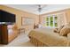 Comfortable bedroom with large windows, soft carpet and ample space for bedroom furniture at 3436 Laurelwood Ne Ct, Roswell, GA 30075