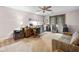 Versatile bedroom features ample space for a home office and a cozy seating area at 3436 Laurelwood Ne Ct, Roswell, GA 30075