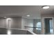 Open hallway with recessed lighting, decorative railing, and interior window at 4990 Arbor View Nw Pkwy, Acworth, GA 30101