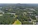 Scenic aerial view of a residential community nestled among lush trees, offering a peaceful and secluded environment at 2429 Kirk Nw Ln, Kennesaw, GA 30152