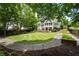 Expansive backyard featuring a well-manicured lawn and mature trees, creating a private and peaceful outdoor setting at 2429 Kirk Nw Ln, Kennesaw, GA 30152