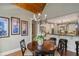 Breakfast nook showing view into kitchen with stainless steel appliances at 2429 Kirk Nw Ln, Kennesaw, GA 30152