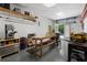 Spacious garage featuring a large work area, tools, and storage, providing ample space for projects and organization at 2429 Kirk Nw Ln, Kennesaw, GA 30152