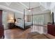 Main bedroom with hardwood floors, trey ceiling, and sitting area at 2429 Kirk Nw Ln, Kennesaw, GA 30152