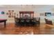 The beautiful wet bar provides ample seating for entertaining and the nearby living area is great for guests at 2429 Kirk Nw Ln, Kennesaw, GA 30152
