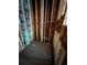 Framed, unfinished bathroom with wood framing, plumbing and cement floor ready for customization at 308 Fortune Ne St # B, Atlanta, GA 30312