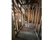 Interior view shows framing, plumbing and electrical wiring for new home construction at 308 Fortune Ne St # B, Atlanta, GA 30312