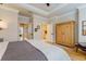 Bedroom showing doors to closets and bathroom at 328 Stonemont Dr, Atlanta, GA 30305