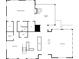 Floor plan featuring living room, dining area, primary bedroom with screened porch, and deck at 2166 Tanglewood Dr, Snellville, GA 30078