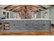 Large kitchen island with cooktop and ample storage at 2166 Tanglewood Dr, Snellville, GA 30078