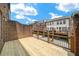 Wood patio and view of townhomes at 1618 Durden Ne Rd, Atlanta, GA 30319