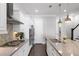 Updated kitchen with stainless steel appliances, stone countertops, and a gas range at 1618 Durden Ne Rd, Atlanta, GA 30319