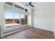 Spacious rooftop patio with large windows offering picturesque views of the surrounding area at 1645 Overlook Nw Way # 9, Atlanta, GA 30318
