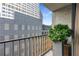 Private balcony with a beautiful view of the city at 145 15Th Ne St # 826, Atlanta, GA 30309