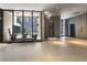 Bright lobby with modern decor and a view to the courtyard at 145 15Th Ne St # 826, Atlanta, GA 30309