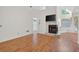 Bright living room with fireplace, hardwood floors and plenty of natural light at 2866 Wynford Sw Dr, Marietta, GA 30064
