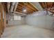 Spacious unfinished basement with concrete floor and walls awaiting your custom design at 629 Pine Ter, Canton, GA 30114