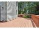Picture shows a well-maintained wooden deck perfect for outdoor relaxation at 4467 Boatmans Cv, Stone Mountain, GA 30083