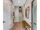 Welcoming entryway with a staircase, modern art, and stylish decor at 1099 North Ne Ave # 13, Atlanta, GA 30307