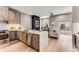 Open-concept kitchen with stainless steel appliances and views of the living space at 1099 North Ne Ave # 13, Atlanta, GA 30307