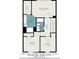 View of the third floor of the home which includes three bedrooms, two baths, a walk-in closet, and a hall at 734 Celeste Sw Ln # 84, Atlanta, GA 30331