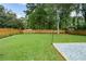 Backyard featuring a spacious lawn and fenced in perimeter for privacy at 1048 Pinehurst Se Dr, Smyrna, GA 30080