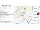 A helpful nearby food map showing the location of local restaurants close to the property at 1048 Pinehurst Se Dr, Smyrna, GA 30080