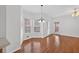 Bright breakfast nook featuring a bay window and hardwood flooring, perfect for casual dining at 2000 Stockton Walk Ln, Snellville, GA 30078