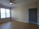 The living room has wood floors and a large window at 870 Mayson Turner Nw Rd # 1344, Atlanta, GA 30314