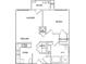 Detailed floor plan showcasing the layout of the home at 870 Mayson Turner Nw Rd # 1228, Atlanta, GA 30314
