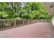 Spacious back deck for outdoor enjoyment and entertaining with wooded view at 3999 Phils Ct, Tucker, GA 30084