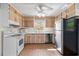 Kitchen featuring stainless steel appliances, plenty of cabinets and good light at 3999 Phils Ct, Tucker, GA 30084