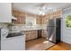 Functional kitchen with stainless steel appliances and lots of storage at 3999 Phils Ct, Tucker, GA 30084