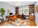 Office with built in bookcase and work space and lots of natural light at 3999 Phils Ct, Tucker, GA 30084