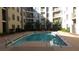 Stunning in-ground pool and patio area in the complex providing a resort-like living experience at 870 Mayson Turner Nw Rd # 1238, Atlanta, GA 30314