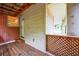 View of covered back porch at 44 Aberdeen St, Atlanta, GA 30307