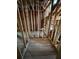 Framed bathroom ready for customization, showcasing the plumbing and overall layout for a modern design at 314 Fortune Ne St # A, Atlanta, GA 30312