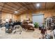Spacious garage interior, suitable for hobbies or auto maintenance at 5670 Lanny Dr, Powder Springs, GA 30127