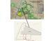 Proposed site plan shows the neighborhood trail network and green spaces with regional connections near the town center at 3534 Dahlonega Hwy, Cumming, GA 30028