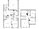 Detailed floor plan showcasing the layout of the first and second floors including rooms, garage, and entry at 324 Stoney Hollow Rd, Canton, GA 30114