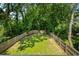 Fenced backyard with lawn at 833 Humphries Sw St, Atlanta, GA 30310
