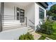Close up of the entrance with stairs and metal railing at 833 Humphries Sw St, Atlanta, GA 30310