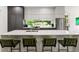 Spacious kitchen island with barstool seating and sleek countertops at 833 Humphries Sw St, Atlanta, GA 30310