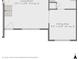 Floor plan featuring a living room and dining area with dimensions at 340 Windsor Se Walk, Conyers, GA 30094