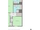 Detailed floor plan showcasing the layout of bedrooms, bathrooms, hall and staircase at 340 Windsor Se Walk, Conyers, GA 30094
