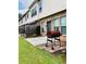 The backyard includes a patio and grill at 1854 Caswell # 56, Marietta, GA 30060